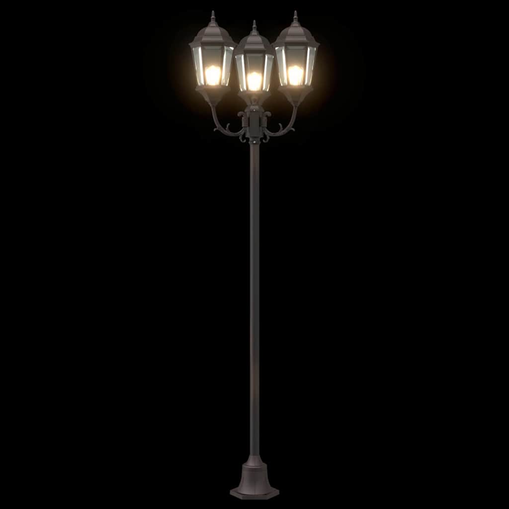 Hage Lys Bronse 57 x 49 x 241 cm Aluminium og glass