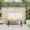 Hage Spisegruppe 2 pcs Naturlig polyrotting