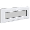 Kjellervindu RISOR 100x40 cm vipp 3 glass antrasitt