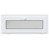 Kjellervindu RISOR 100x40 cm vipp 3 glass antrasitt