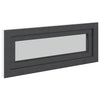 Kjellervindu RISOR 100x40 cm vipp 3 glass antrasitt