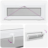 Kjellervindu RISOR 100x40 cm vipp 3 glass antrasitt