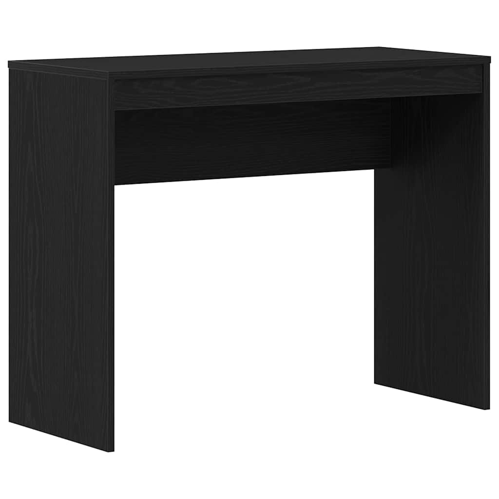Skrivebord svart eik 90x40x72 cm konstruert tre