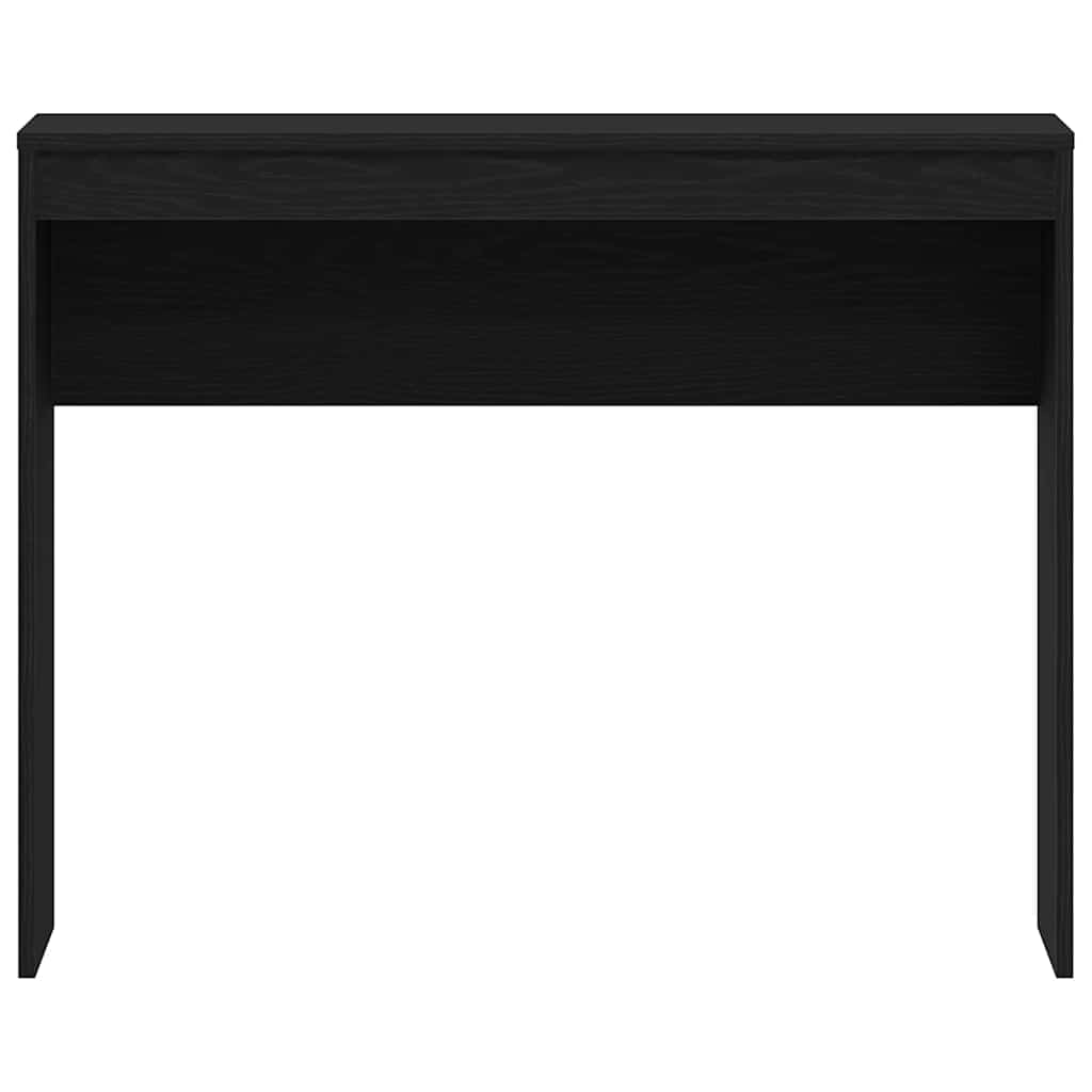 Skrivebord svart eik 90x40x72 cm konstruert tre