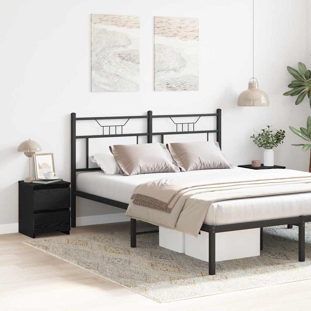 Nattbordskap 2 pcs Svart eik 30 x 30 x 40 cm Konstruert tre