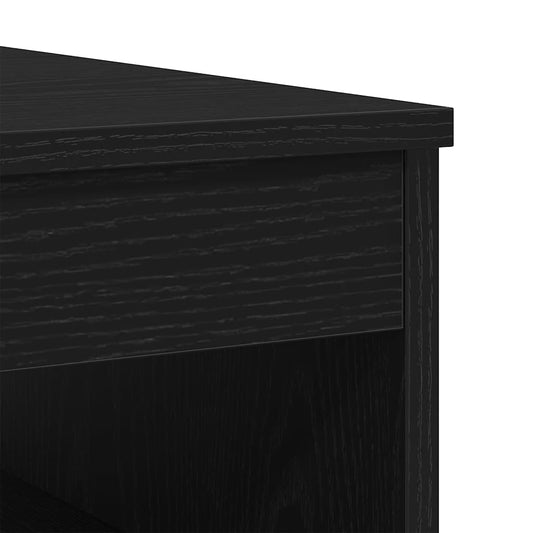 Kommode svart eik 40x50x76 cm konstruert tre