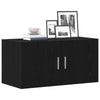 Veggskap svart eik 80x39x40 cm konstruert tre