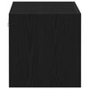 Veggskap svart eik 80x39x40 cm konstruert tre