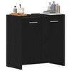 Servantskap svart eik 60x33x60 cm konstruert tre