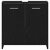 Servantskap svart eik 60x33x60 cm konstruert tre