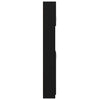 Baderomsskap svart eik 32x25,5x190 cm konstruert tre