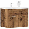 Baderomsvaskskap gammelt tre 60x38,5x46 cm konstruert tre