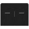 Baderomsvaskskap svart eik 60x38,5x46 cm konstruert tre