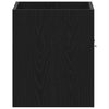 Baderomsvaskskap svart eik 60x38,5x46 cm konstruert tre