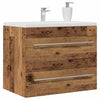 Baderomsvaskskap gammelt tre 60x38,5x48 cm konstruert tre