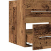 Baderomsvaskskap gammelt tre 60x38,5x48 cm konstruert tre