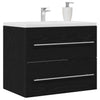 Badeservantskap svart eik 60x38,5x48 cm konstruert tre