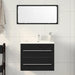 Badeservantskap svart eik 60x38,5x48 cm konstruert tre