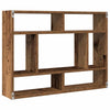 Vegghylle gammelt tre 75x16x55 cm konstruert tre