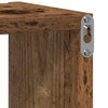 Vegghylle gammelt tre 75x16x55 cm konstruert tre