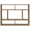 Vegghylle artisan eik 75x16x55 cm konstruert tre