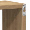 Vegghylle artisan eik 75x16x55 cm konstruert tre