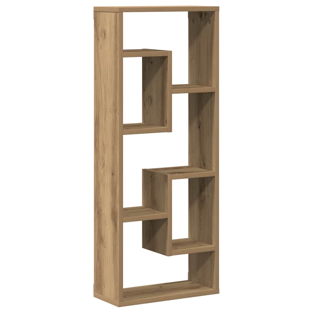 Vegghylle håndverkseik 36x16x90 cm konstruert tre