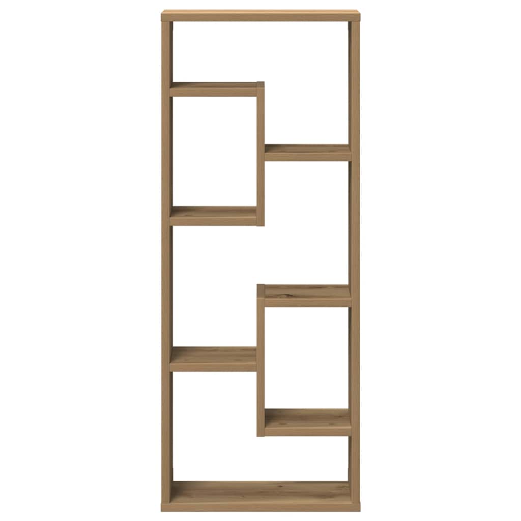 Vegghylle håndverkseik 36x16x90 cm konstruert tre