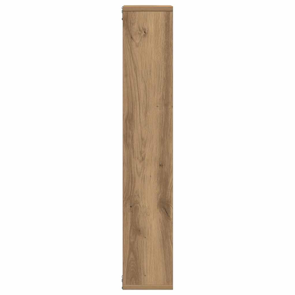 Vegghylle håndverkseik 36x16x90 cm konstruert tre