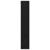 Vegghylle svart eik 36x16x90 cm konstruert tre
