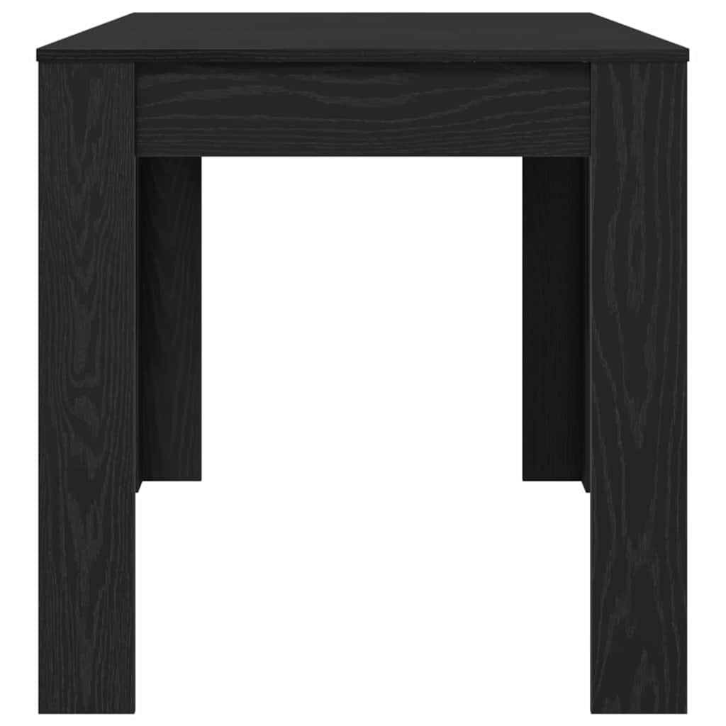 Spisebord Svart Eik 140 x 74,5 x 76 cm polyrotting vidaXL