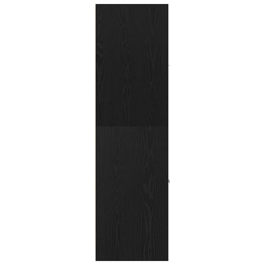 Apotekskap svart eik 30x41x144,5 cm konstruert tre