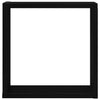 Vegghyller kube 6 stk svart eik 30x15x30 cm konstruert tre