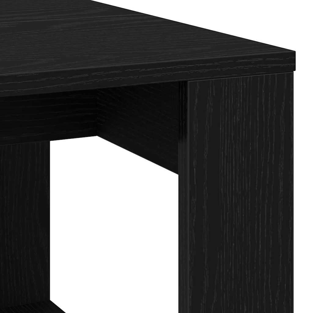 Kaffebord Svart Eik 102 x 50 x 35 cm Konstruert tre
