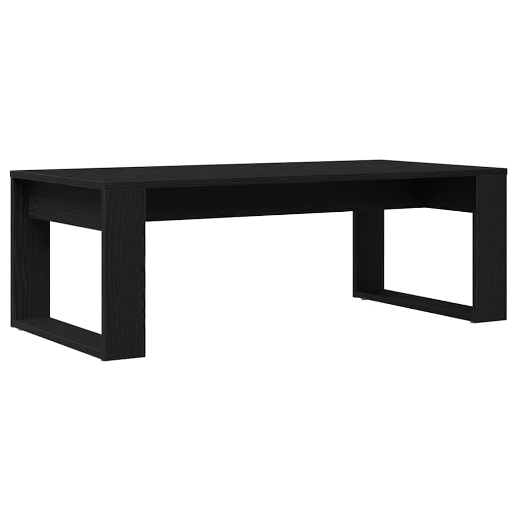 Kaffebord Svart Eik 102 x 50 x 35 cm Konstruert tre