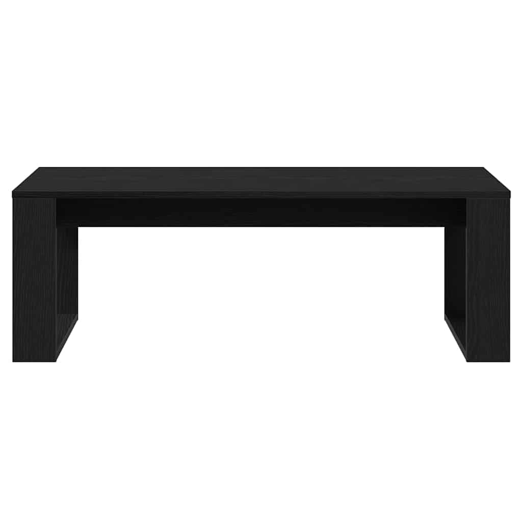 Kaffebord Svart Eik 102 x 50 x 35 cm Konstruert tre