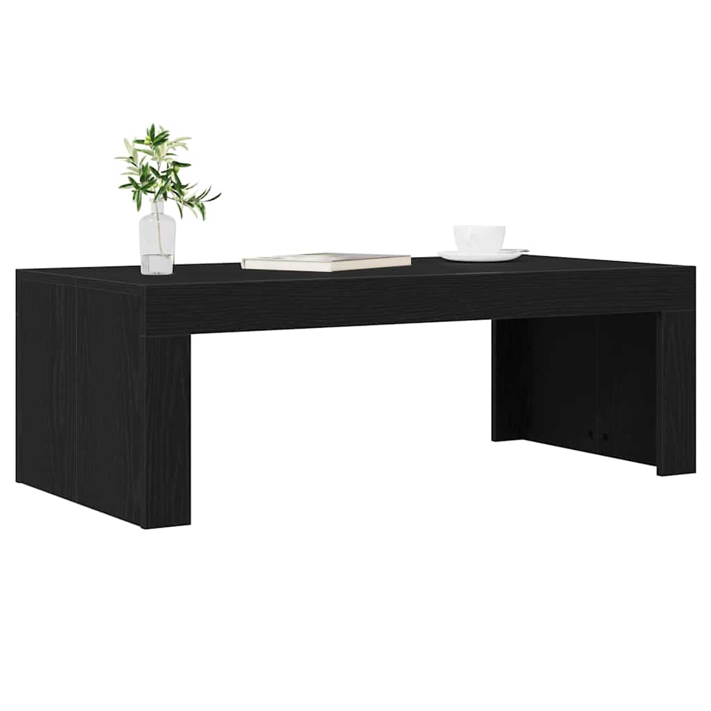 Kaffebord Svart Eik 102 x 50 x 35 cm Konstruert tre