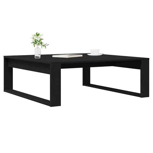 Kaffebord Svart Eik 100 x 100 x 35 cm Konstruert tre