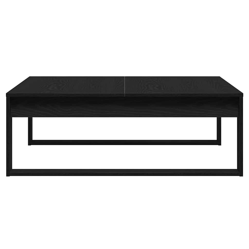 Kaffebord Svart Eik 100 x 100 x 35 cm Konstruert tre