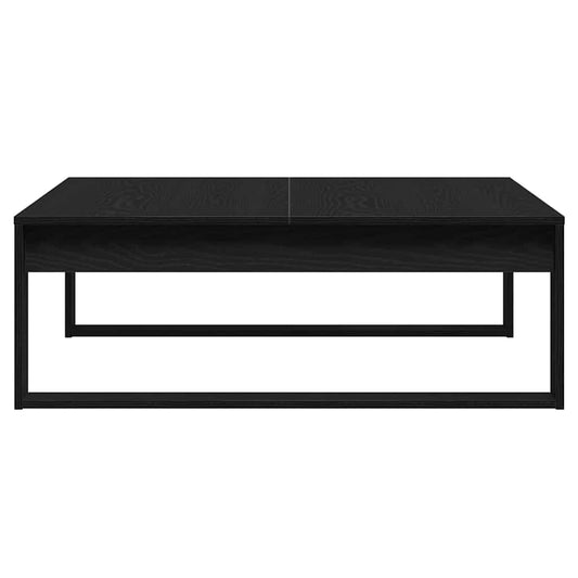Kaffebord Svart Eik 100 x 100 x 35 cm Konstruert tre