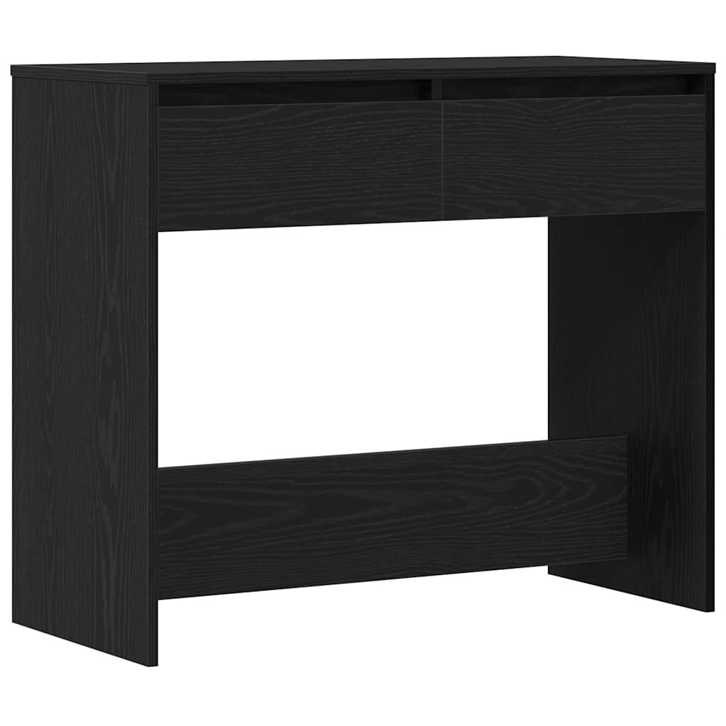 Konsollbord svart eik 89x41x76,5 cm konstruert tre