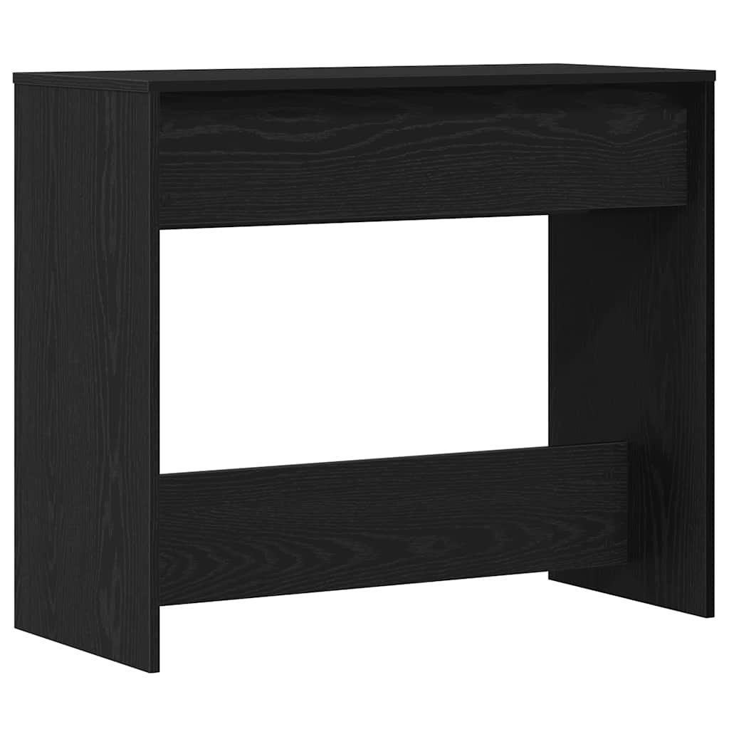 Konsollbord svart eik 89x41x76,5 cm konstruert tre