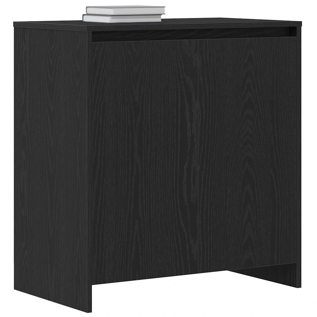 Skjenk svart eik 70x41x75 cm konstruert tre