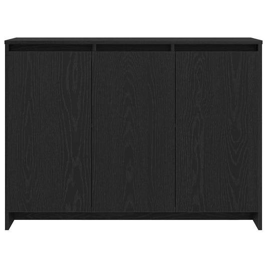Serviesskap Svart 102 x 29.5 x 75 cm Konstruert tre