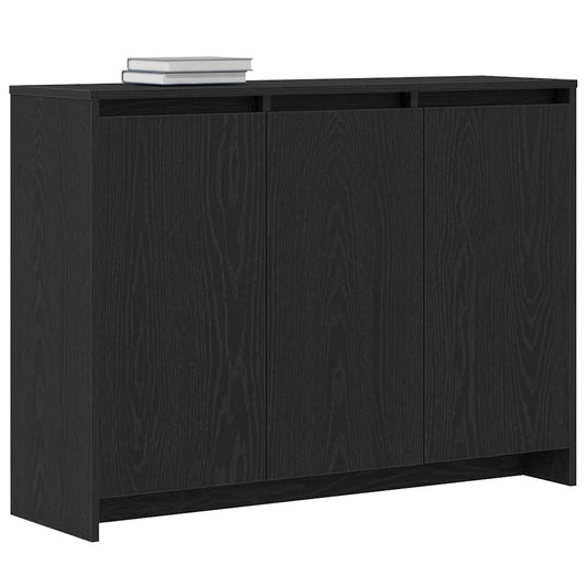 Serviesskap Svart 102 x 29.5 x 75 cm Konstruert tre