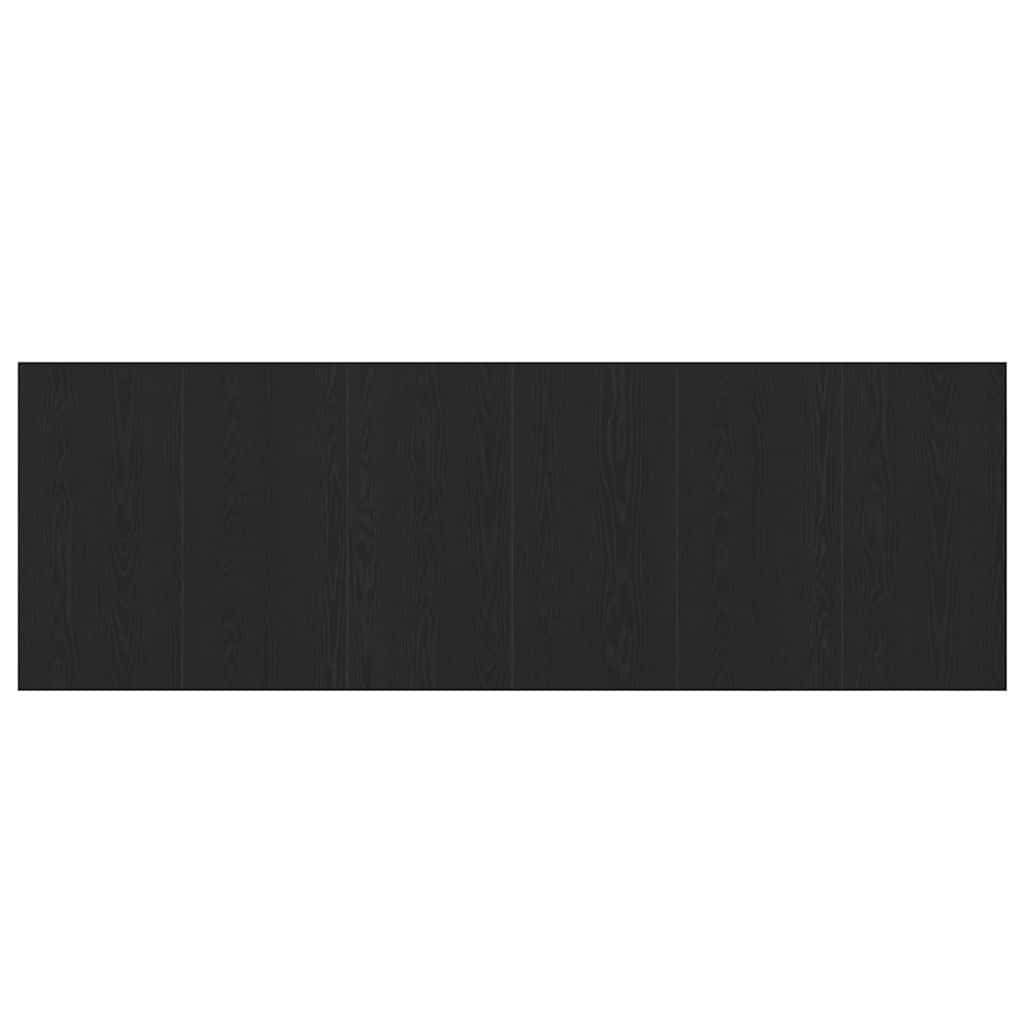 Seng Hodegjerde Svart Eik 160 x 1.5 x 80.5 cm Konstruert tre