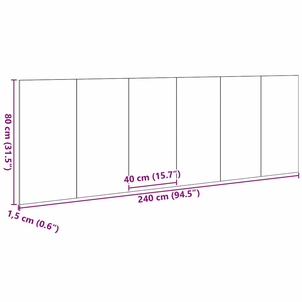 Seng Hodegjerde Svart Eik 160 x 1.5 x 80.5 cm Konstruert tre
