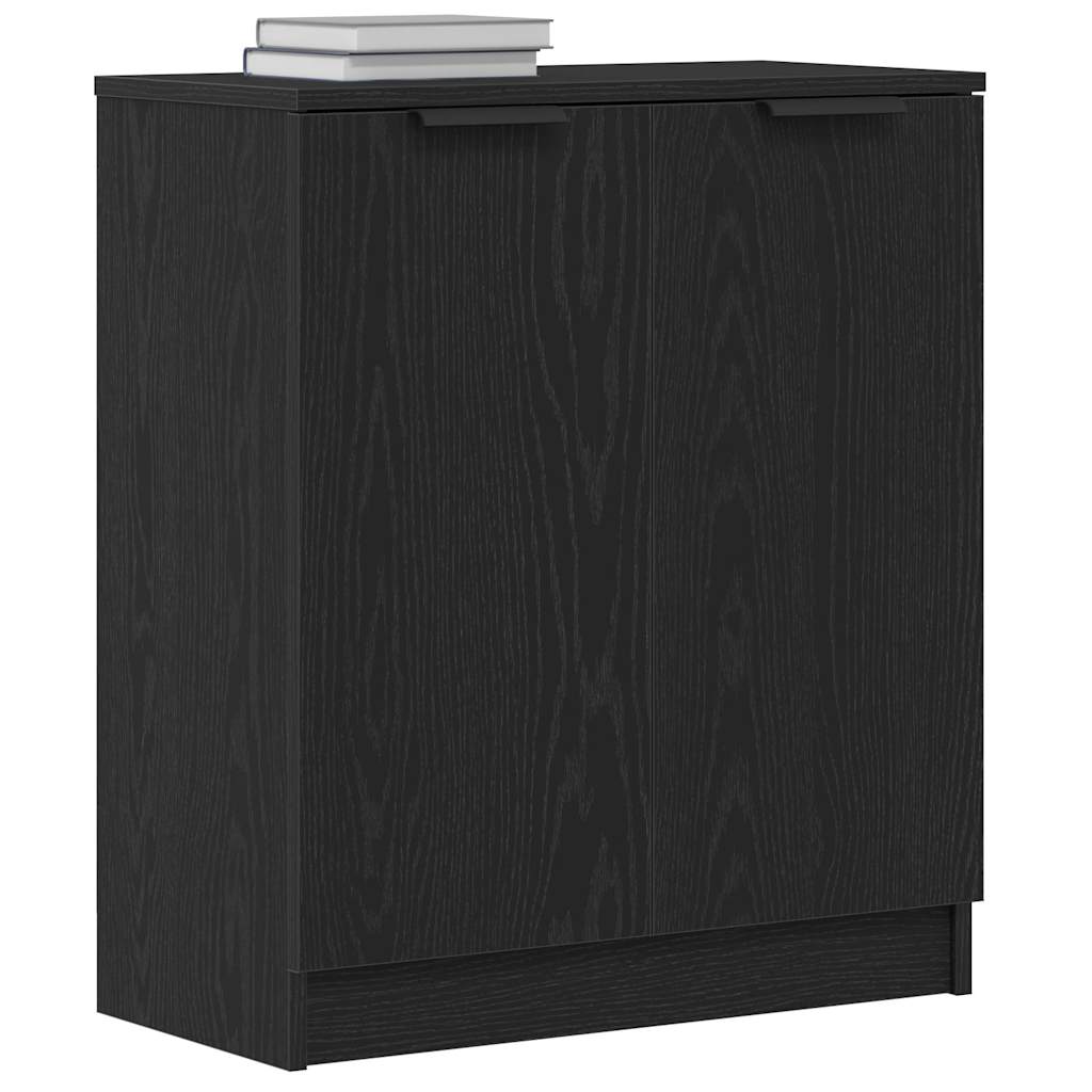 Serviesskap Svart Eik 60 x 30 x 70 cm Konstruert tre vidaXL