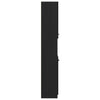 Baderomsskap Svart eik 32 x 34 x 188.5 cm Konstruert tre