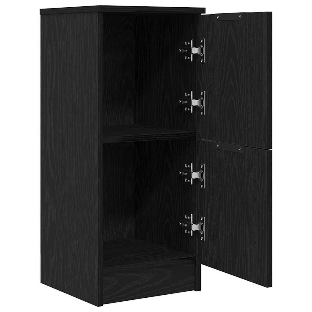Serviesskap Svart Eik 30 x 30 x 70 cm Konstruert tre